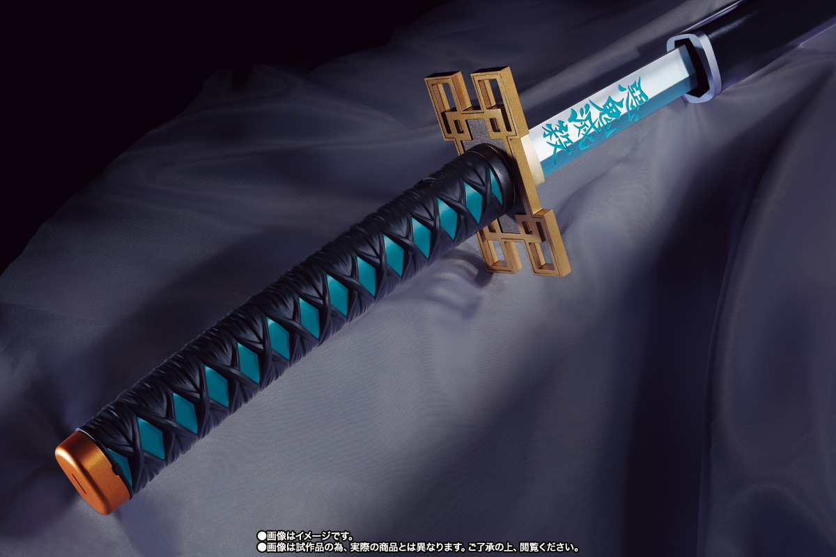 還原霞之呼吸的冷冽刀身！「霞柱」時透無一郎 1：1 日輪刀即將發售，惡鬼滅殺字樣超級帥！