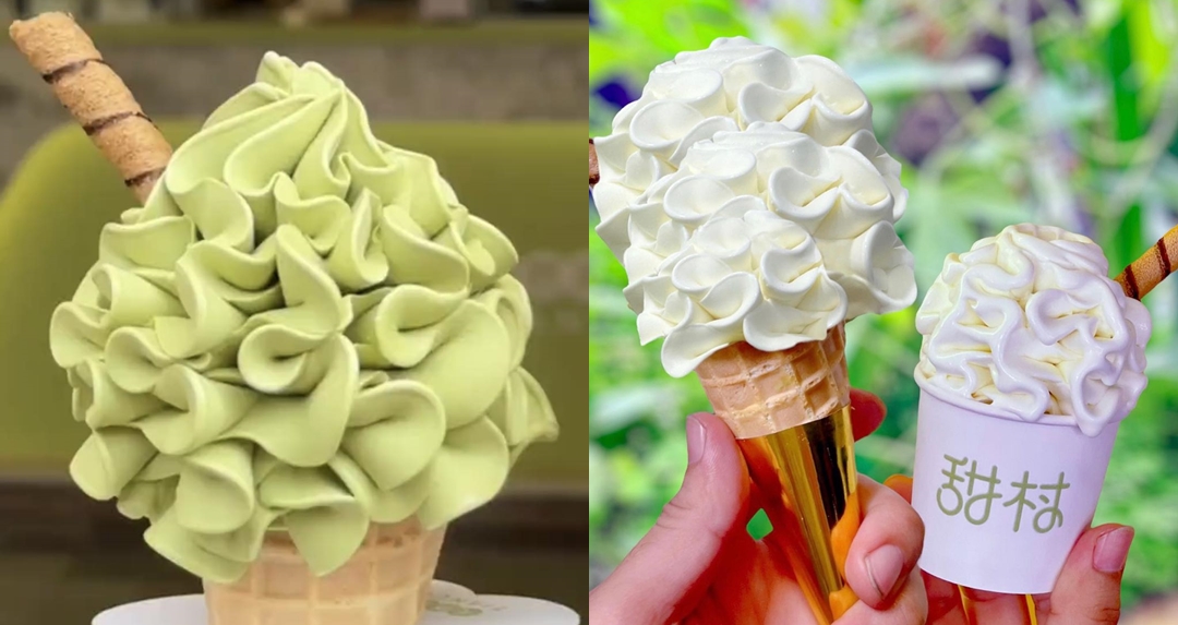 台中最夯打卡美食「繡球花造型霜淇淋」賣到爆單！網友：擠花的製作過程好療癒