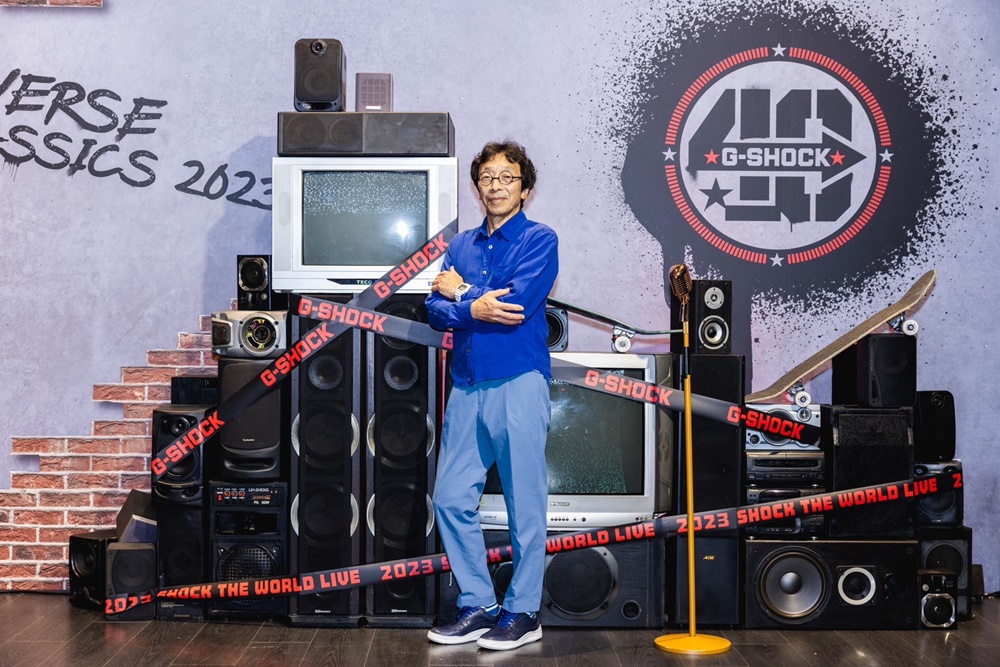 G-SHOCK 之父伊部菊雄睽違五年再度來台，現場直接「無情鎚擊」測試錶款強悍度！