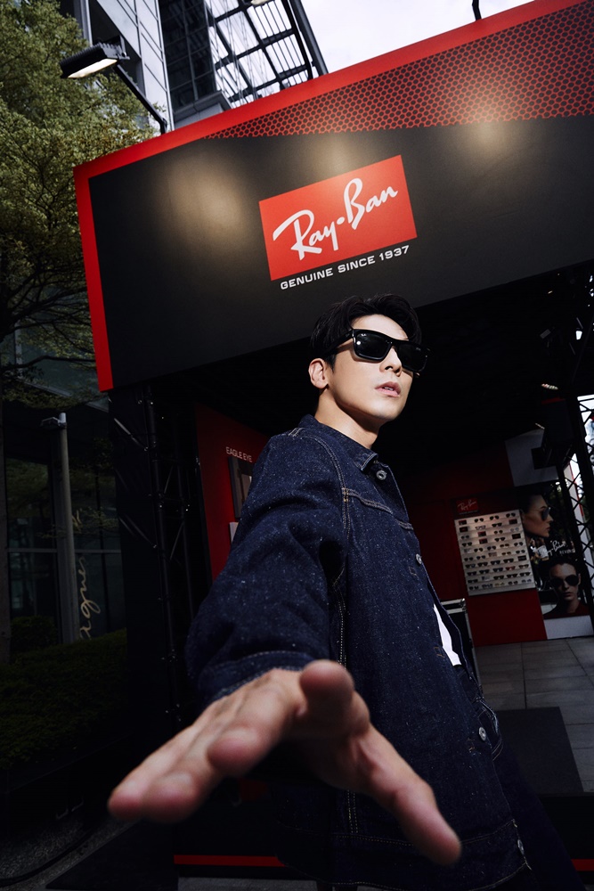 Ray-Ban 3025 潮拍攝影棚空降信義區