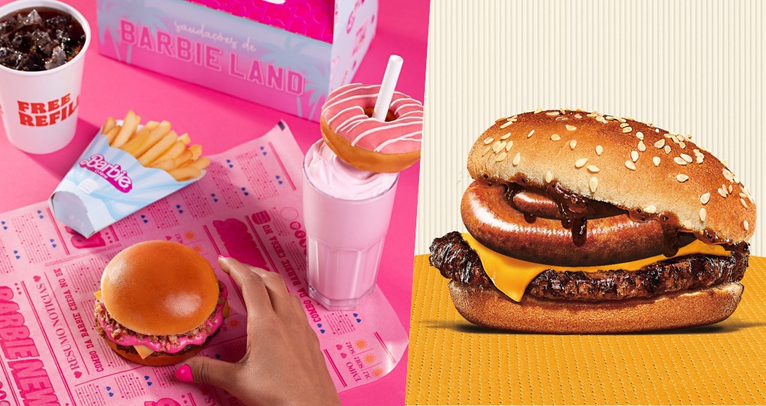 粉色風「堡」！漢堡王推「芭比套餐」粉紅漢堡、甜甜圈奶昔！另有鹹鹹圈限時開吃
