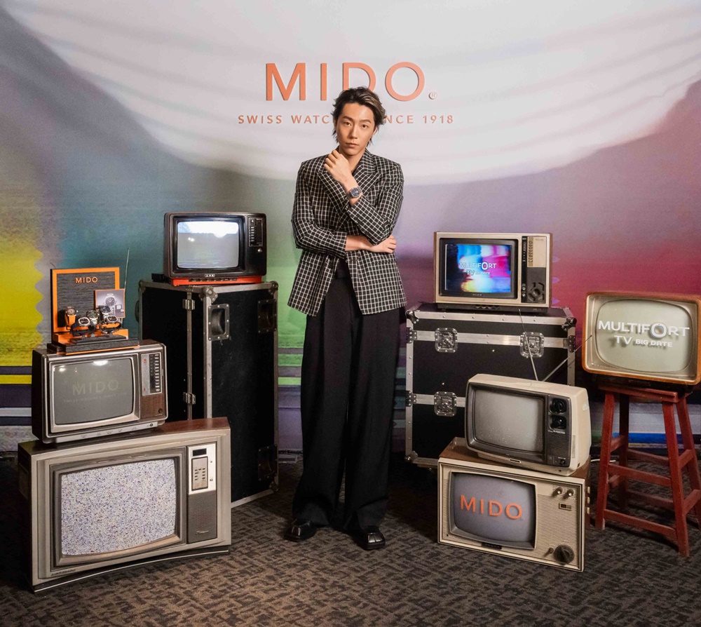 蔡凡熙、金秀賢「台韓雙帥」共同演繹！MIDO 全新先鋒系列 TV 大日期窗腕錶翻玩經典復古摩登！