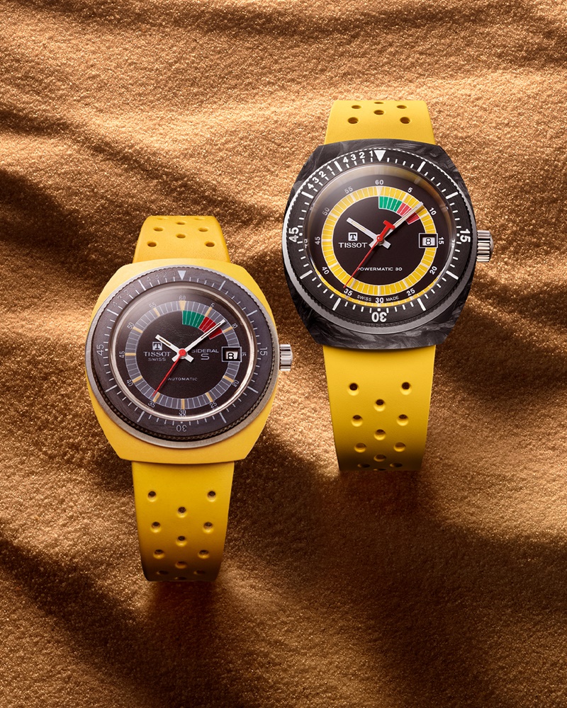 帥到讓坤達和牛奶捨不得手放開！ TISSOT 夏日限定概念店開催， Sideral 鍛造碳錶款同步登場