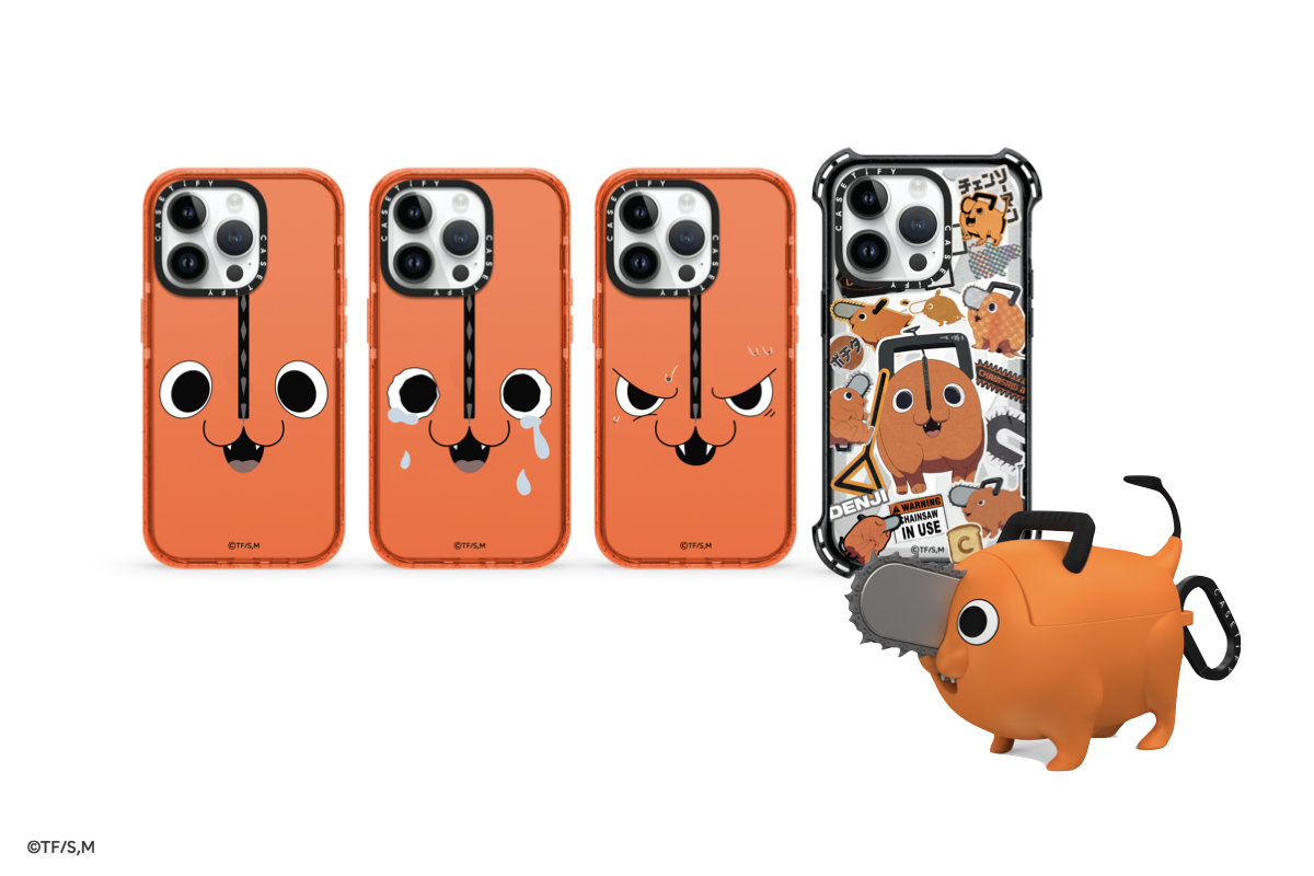 《鏈鋸人》 x CASETiFY 聯名系列！iPhone、AirPods 交給鏈鋸惡魔波奇塔保證安全啦！