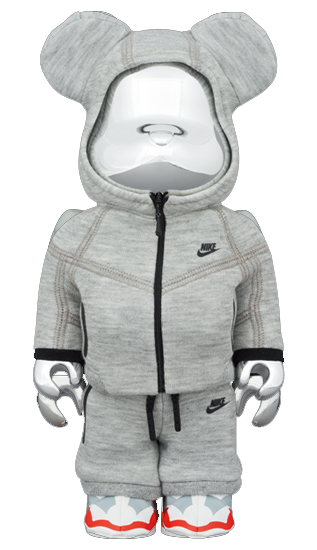 各尺寸都給我來一隻！BE@RBRICK 推出全新「Nike Tech Fleece」聯名暴力熊