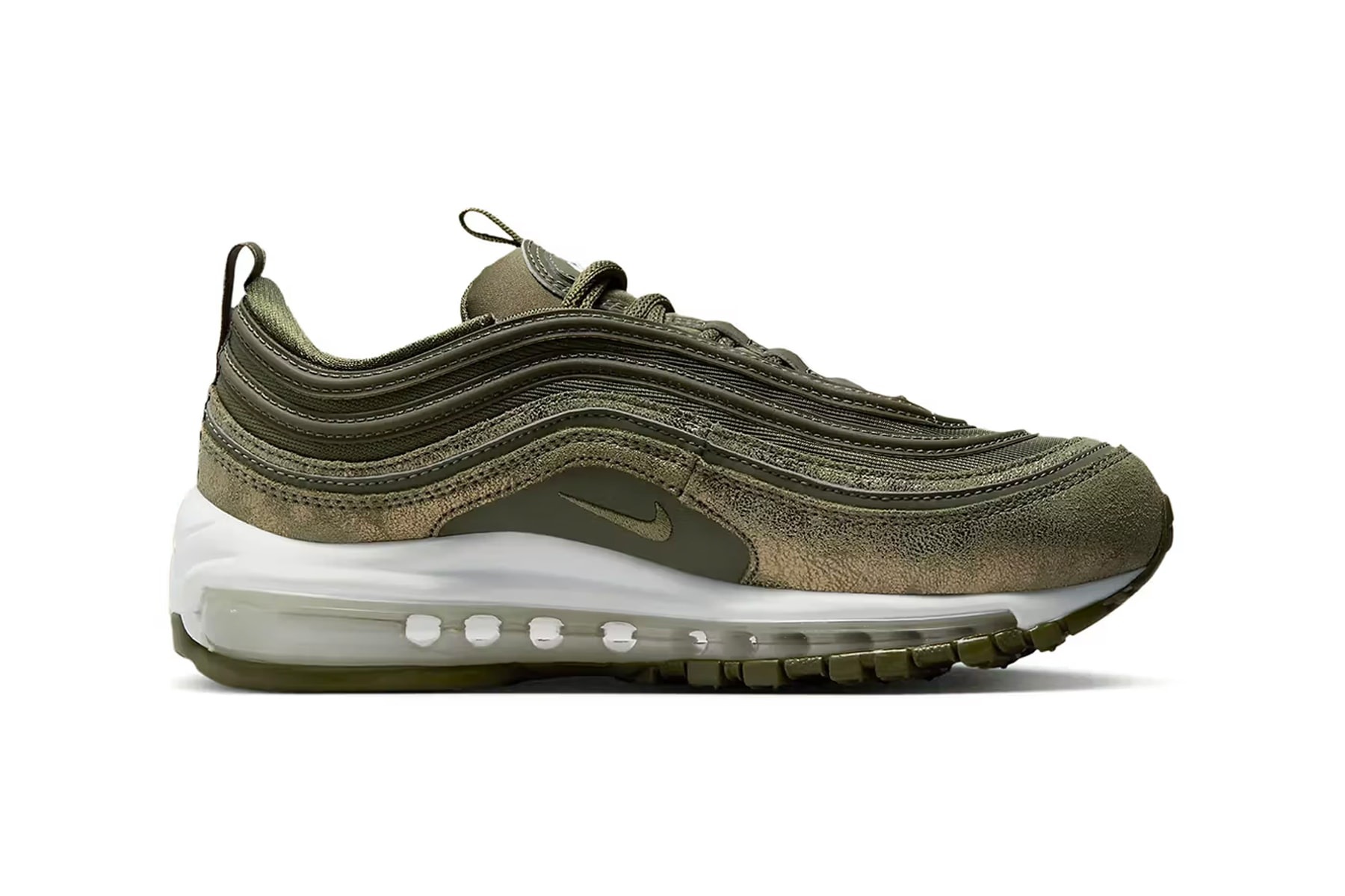 搭配 sacai x Carhartt WIP 聯名的好選擇？Nike 公開 Air Max 97「裂紋軍綠」全新配色
