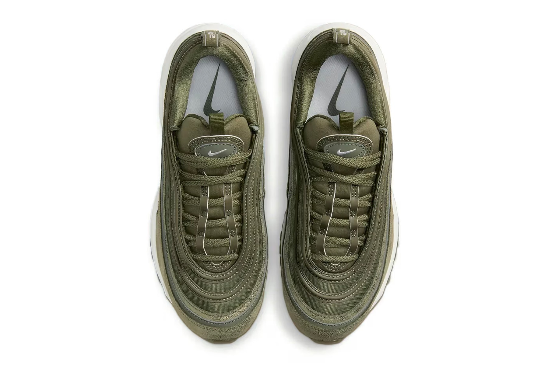 搭配 sacai x Carhartt WIP 聯名的好選擇？Nike 公開 Air Max 97「裂紋軍綠」全新配色