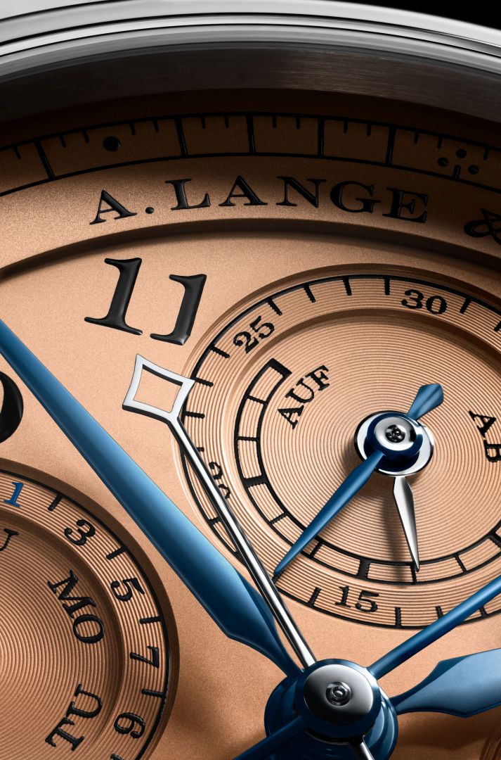 喬丹該買這一支了吧！A. Lange & Söhne 朗格發表全新鮭魚面 1815 萬年曆追針計時腕錶