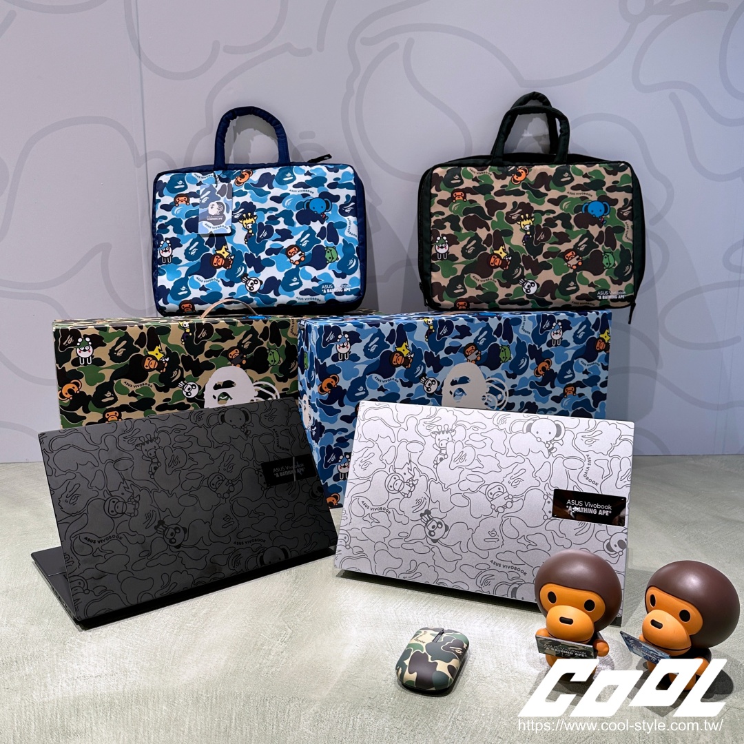 ASUS Vivobook S x BAPE 聯名筆電終解禁亮相！BAPE CAMO + Baby Milo