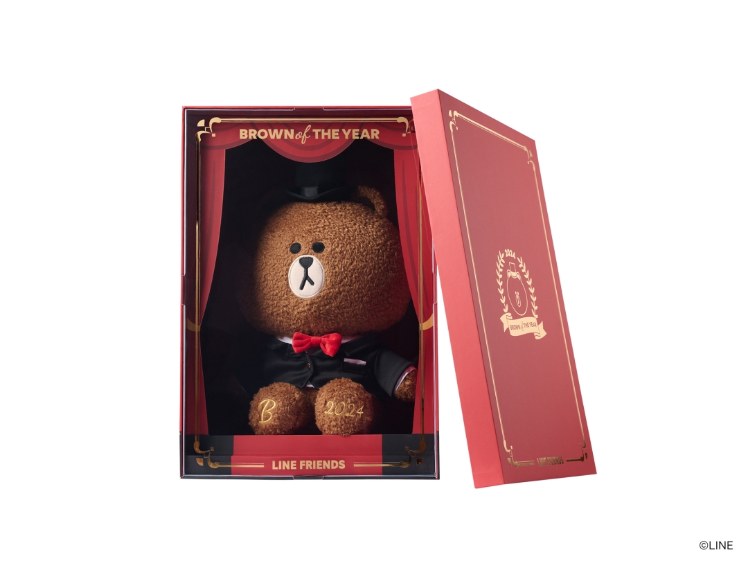全球限量500組！LINE FRIENDS 「2024年度熊大精裝典藏禮盒」一起邁向美好2024