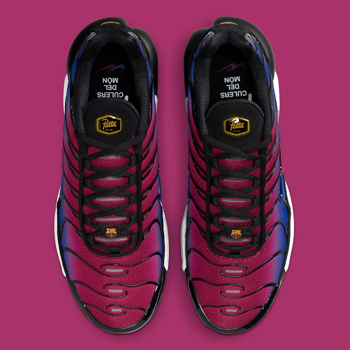 潮「浪」再捲！Patta x FC Barcelona x Nike Air Max Plus 無預警發佈，漸層雙勾超有料！