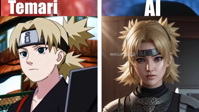 AI《火影忍者》4 大女角真人化！看完雛田真人版，網直呼：鳴人你這傢夥太會選老婆啦！