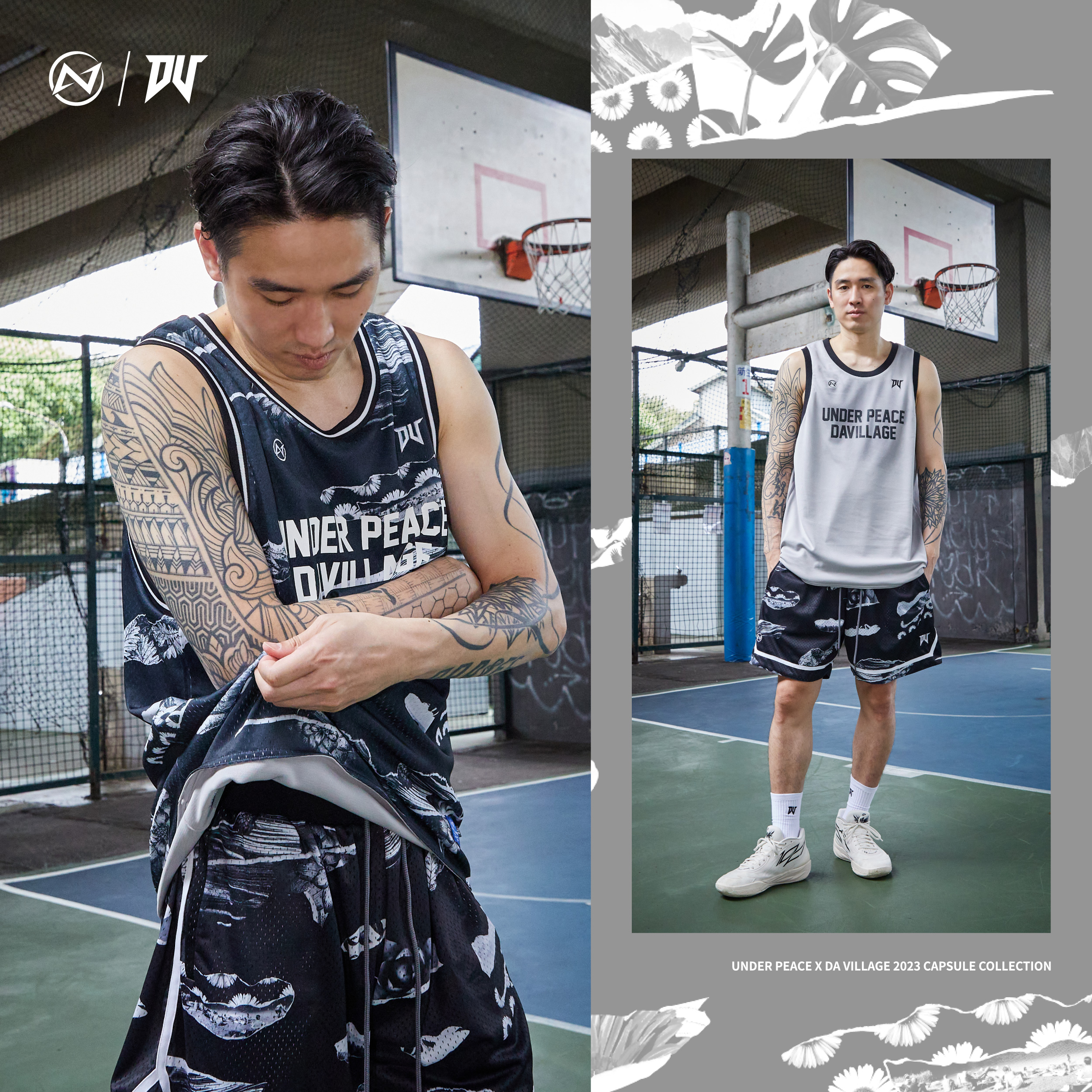 台灣街頭品牌UNDER PEACE與機能運動潮流品牌DA VILLAGE攜手打造                                     「Seize The Day」都會運動風格系列，滿足你的一日穿搭！