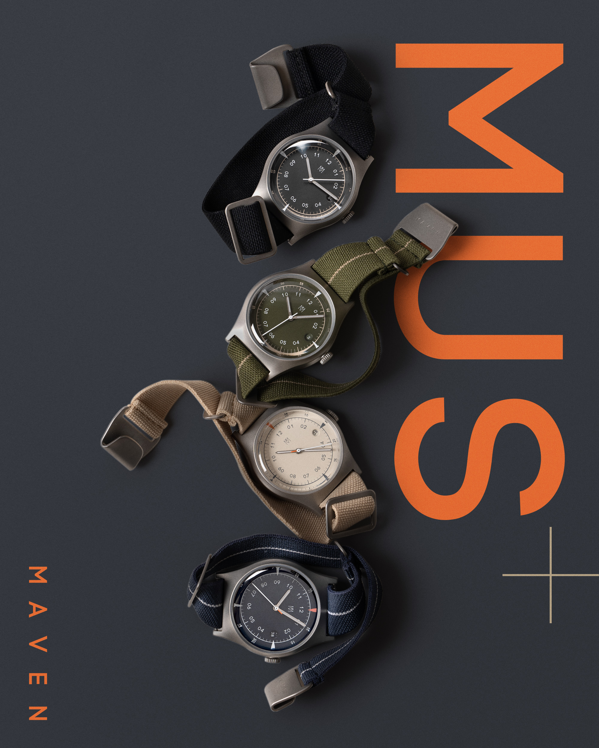 Cleanfit、Cityboy都實搭！設計師品牌Maven Watches首度推出機械軍錶MUS+，為你的極簡穿搭畫龍點睛！