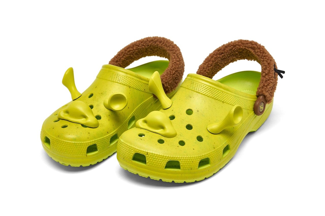 綠色怪物來襲，《史瑞克》x Crocs 全新「聯名洞洞鞋」登場