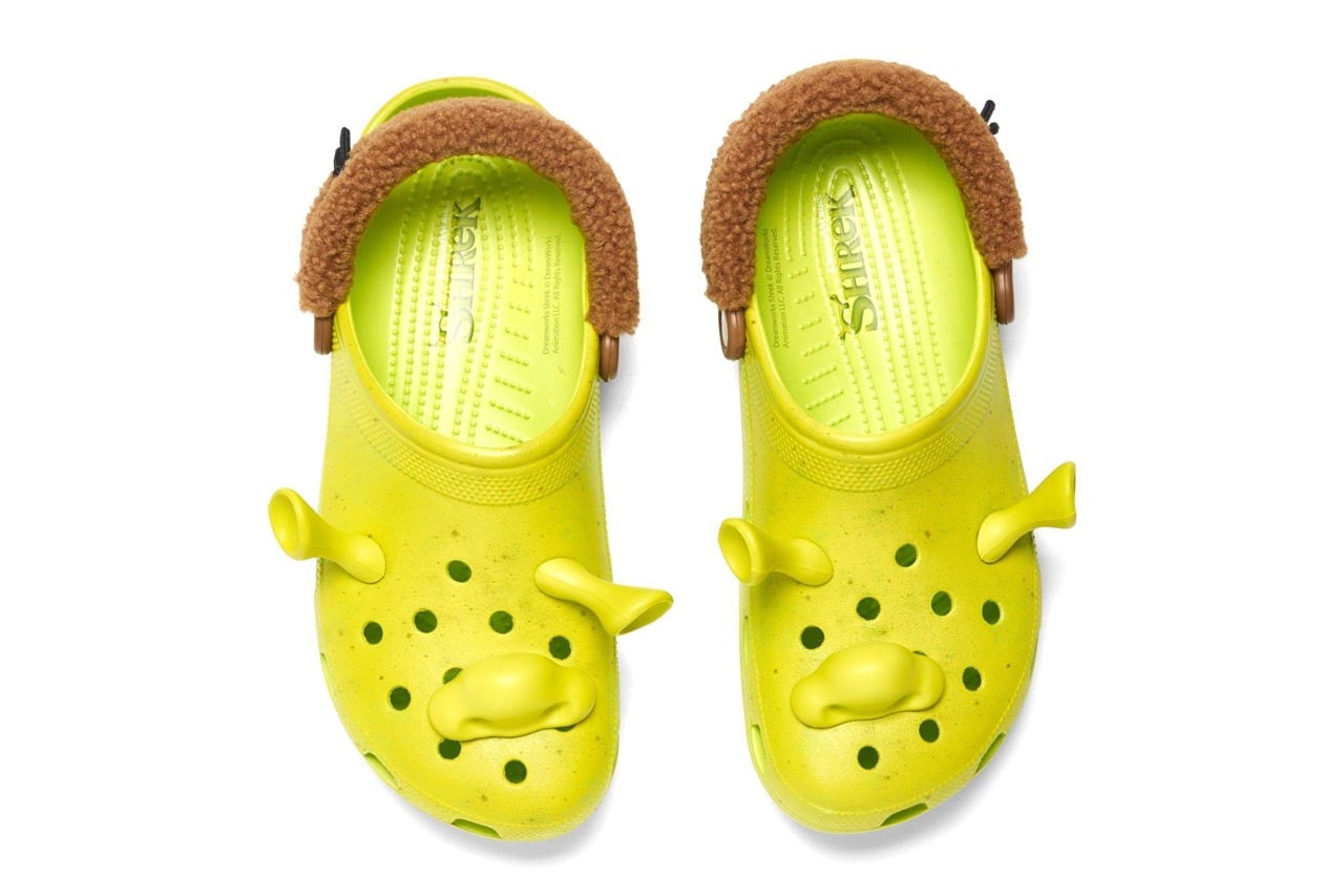 綠色怪物來襲，《史瑞克》x Crocs 全新「聯名洞洞鞋」登場