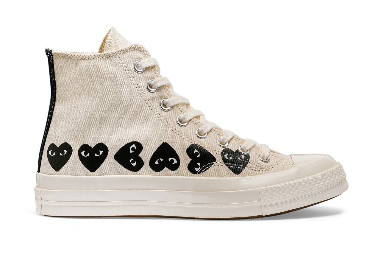 鮮明玩味，COMME des GARÇONS Play x Converse Chuck 70 全新聯名鞋款正式發售