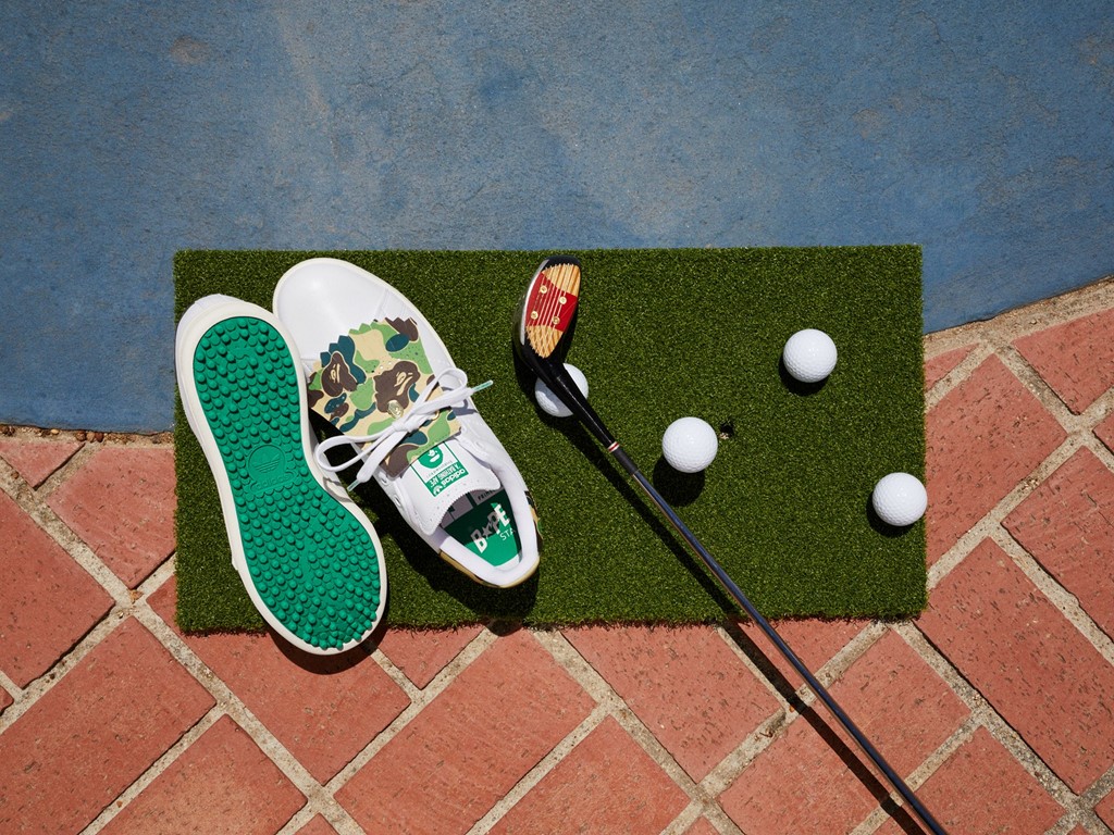 話題激鬥！BAPE x adidas Originals 全新聯名發佈，Stan Smith 竟然也能打 GOLF？
