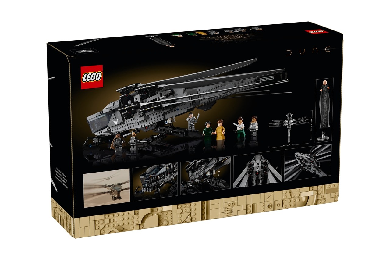 夢寐以求！LEGO 推出《沙丘》「皇家撲翼機」機體模型