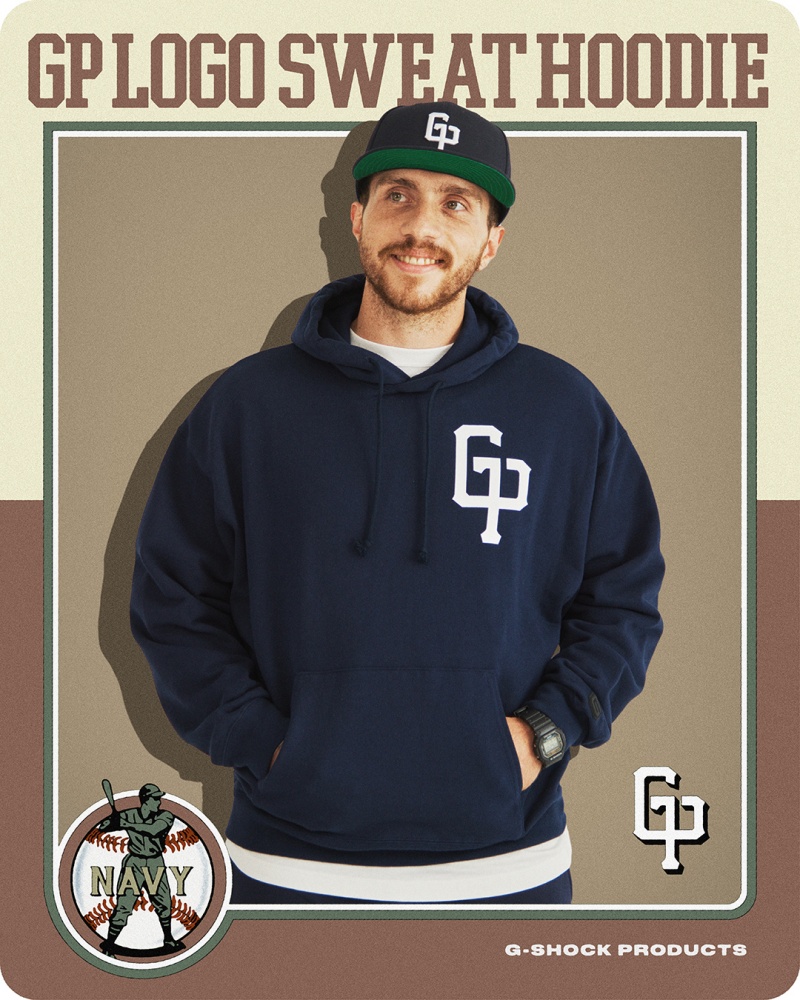【GP LOGO SWEAT HOODIE】