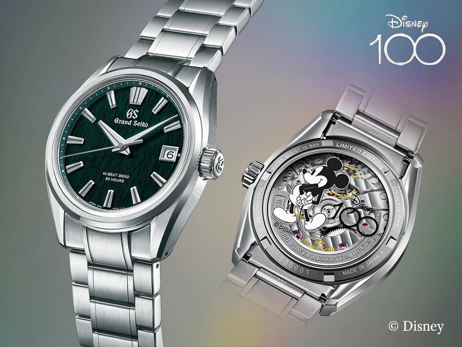 同慶迪士尼 100 周年，SEIKO 鐘塔米奇上身，再推 GS 紀念限量款腕錶