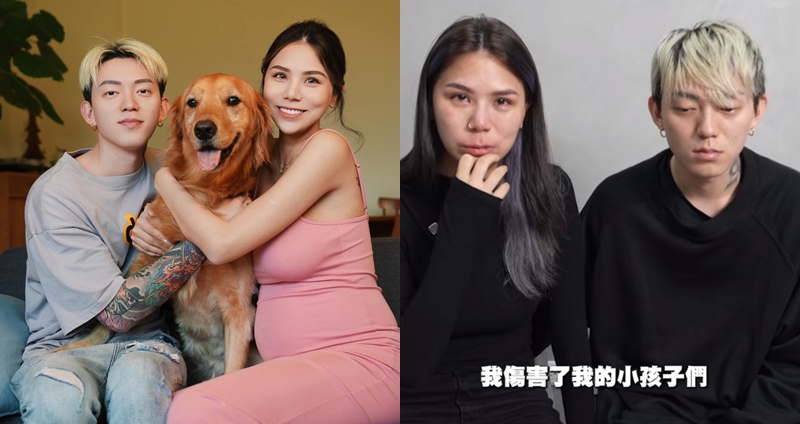YouTuber湯宇、蕾菈夫妻拍攝影片為吸毒道歉。（圖：臉書）