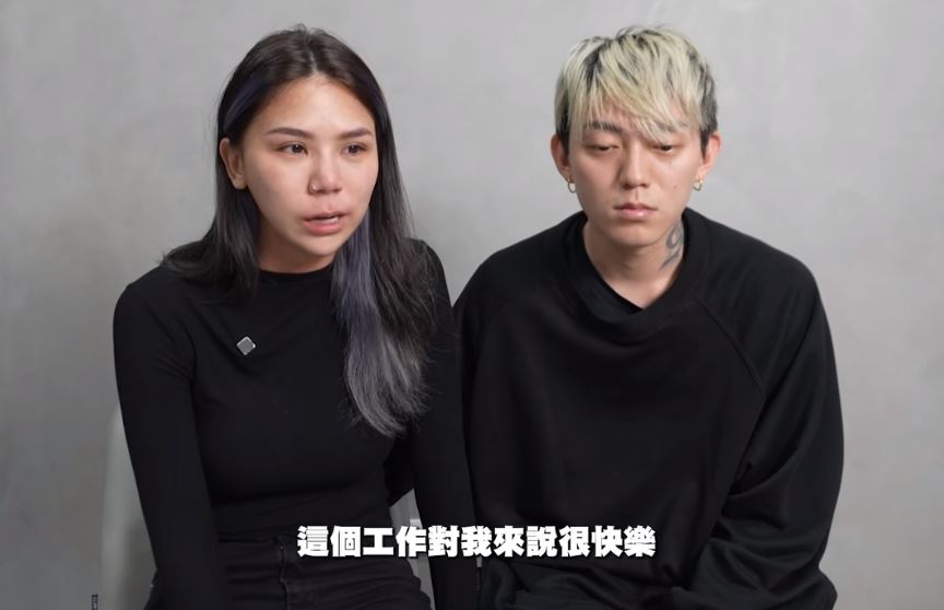 YouTuber湯宇、蕾菈夫妻拍攝影片為吸毒道歉。（圖：臉書）
