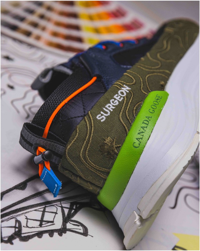 細節多到炸裂！ CANADA GOOSE 攜手洛杉磯知名改鞋團隊 SURGEON 打造聯名鞋履