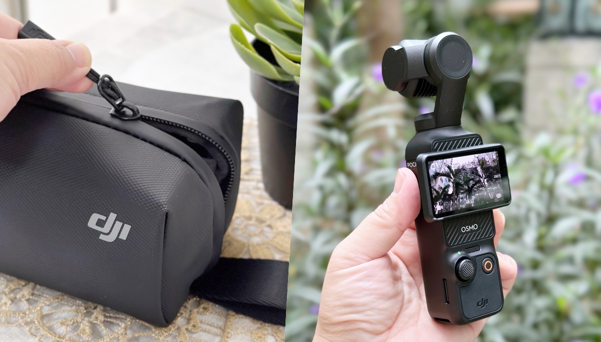 DJI Osmo Pocket 3 口袋雲台相機酷開箱！直拍橫拍 1 秒搞定、1吋感光元件影像大躍進