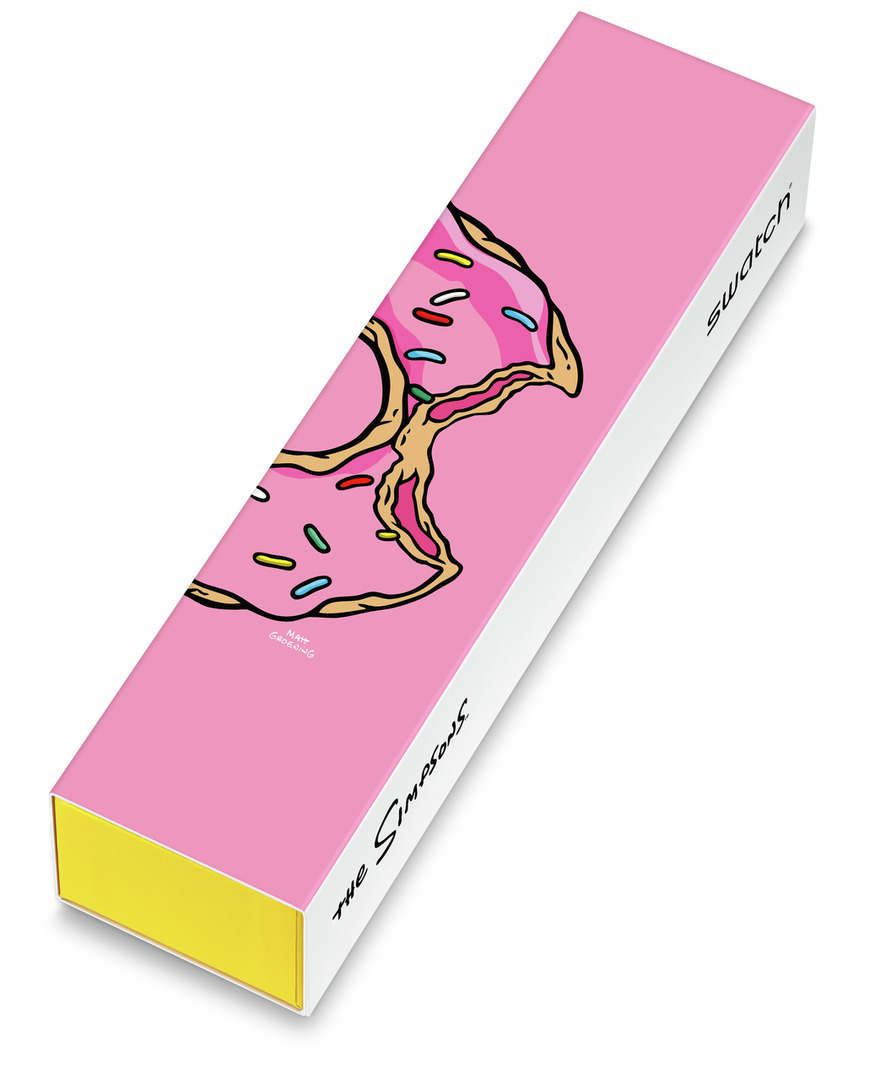 荷馬的最愛！ SWATCH x 《辛普森家庭》甜甜圈聯名腕錶登場