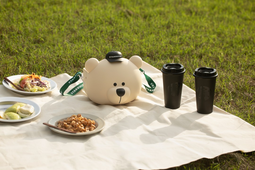 喝咖啡只是順便！星巴克特色門市「沙鹿北勢」新開幕買一送一！限定「黑糖抹茶葛粉那堤、Bearista熊杯架」想收！