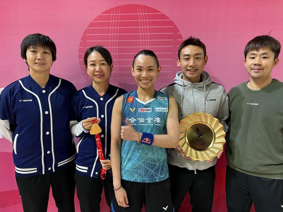 拍照手勢向 Jolin 致敬！戴資穎克服傷勢奪 BWF 年終賽第四冠，賽後曝心情：連自己都不看好自己