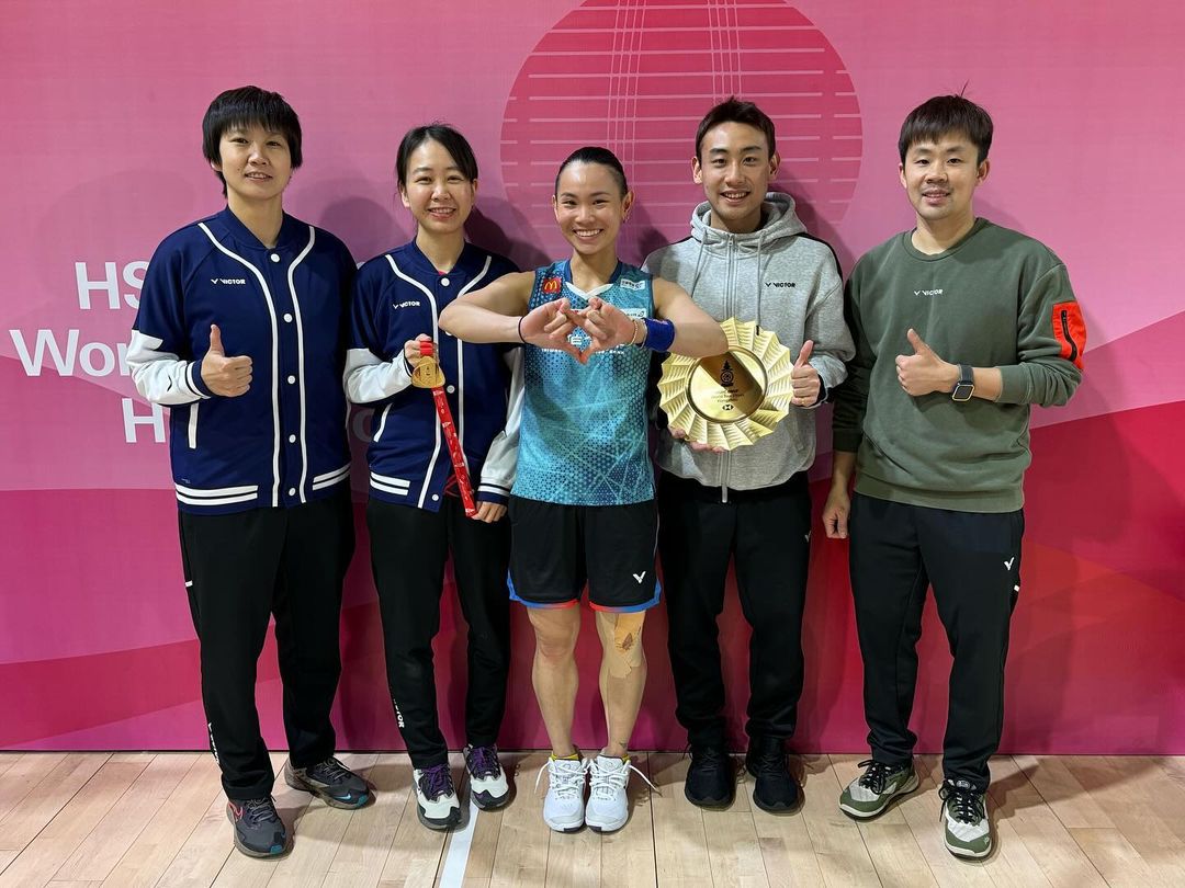 拍照手勢向 Jolin 致敬！戴資穎克服傷勢奪 BWF 年終賽第四冠，賽後曝心情：連自己都不看好自己