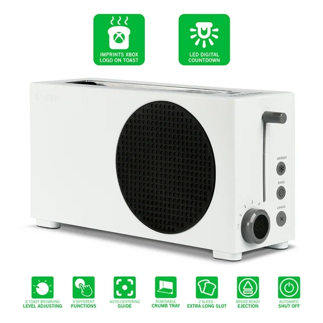 這什麼ㄎ一ㄤ東西？我好想要！微軟 Xbox Series S 主機造型吐司機開賣！