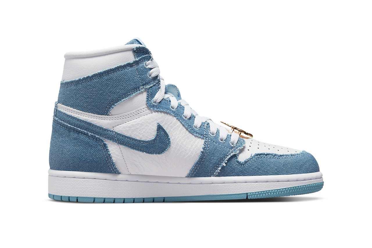 終於等到 AJ1 丹寧男碼！Air Jordan 1 High OG “Denim” 曝光高清預覽照！
