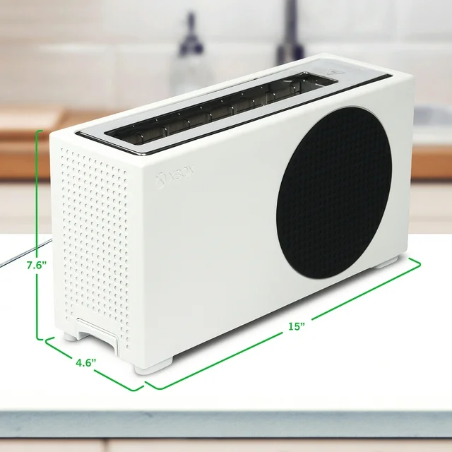這什麼ㄎ一ㄤ東西？我好想要！微軟 Xbox Series S 主機造型吐司機開賣！