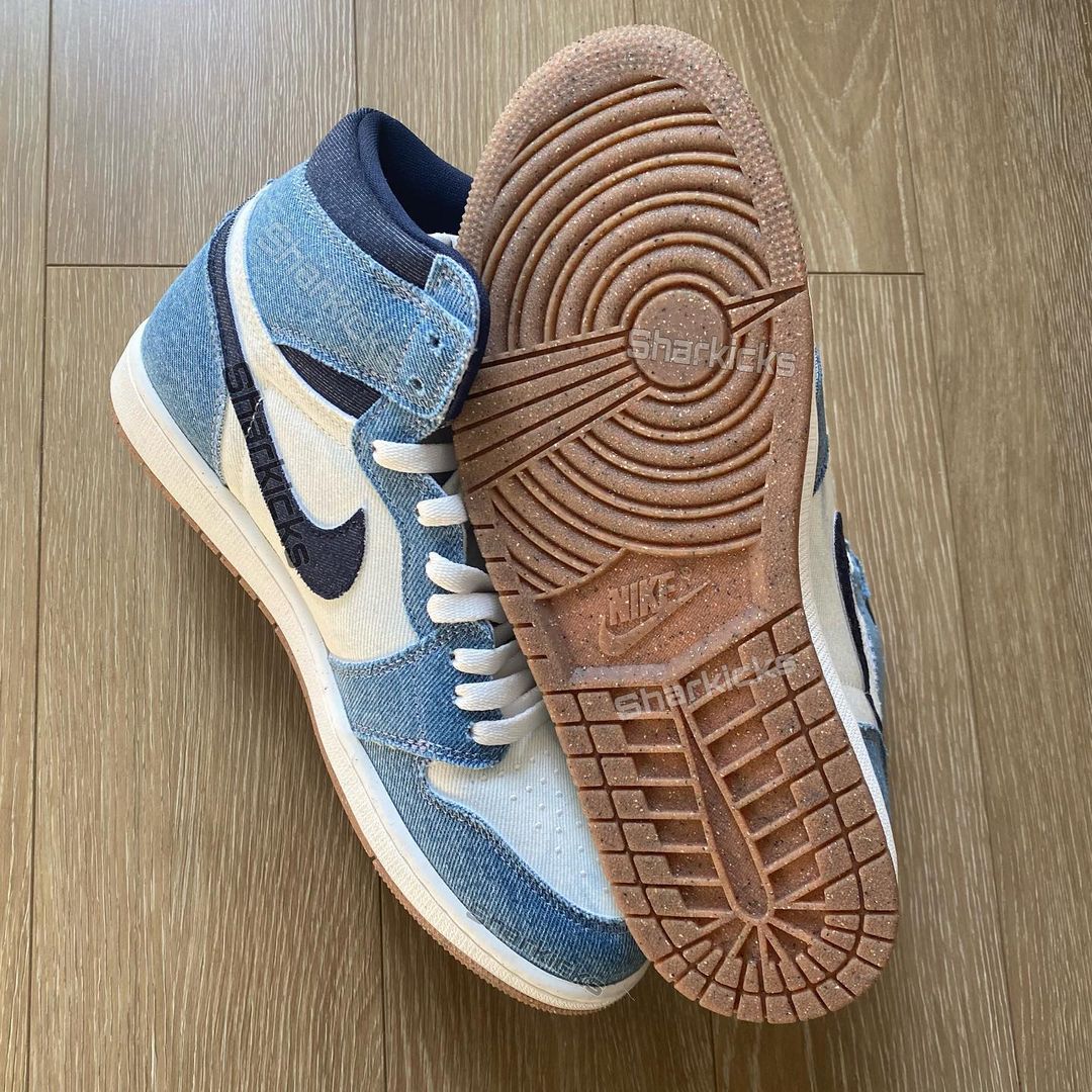 終於等到 AJ1 丹寧男碼！Air Jordan 1 High OG “Denim” 曝光高清預覽照！