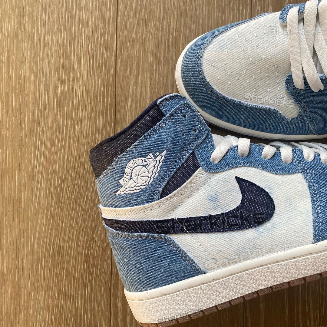 終於等到 AJ1 丹寧男碼！Air Jordan 1 High OG “Denim” 曝光高清預覽照！