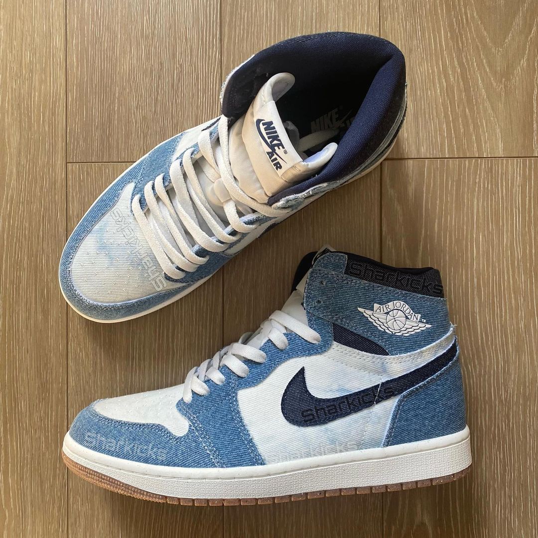 終於等到 AJ1 丹寧男碼！Air Jordan 1 High OG “Denim” 曝光高清預覽照！