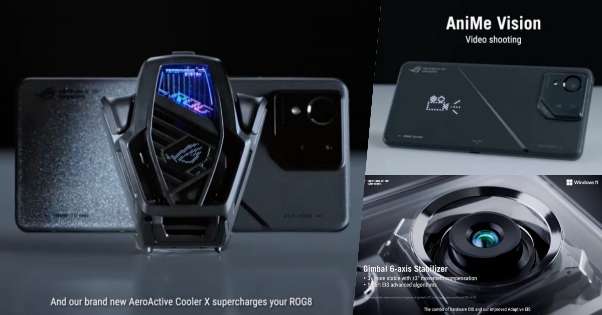 ROG 年度旗艦電競手機 ROG PHONE 8 Series 全新亮相！外型大變身、相機技能點到滿，超越電競，邁向全能！