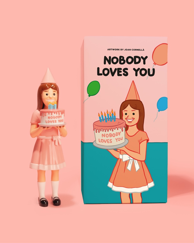 沒人愛你！ AllRightsReserved 攜手 JOAN CORNELLÀ 推出全新收藏公仔《NOBODY LOVES YOU》