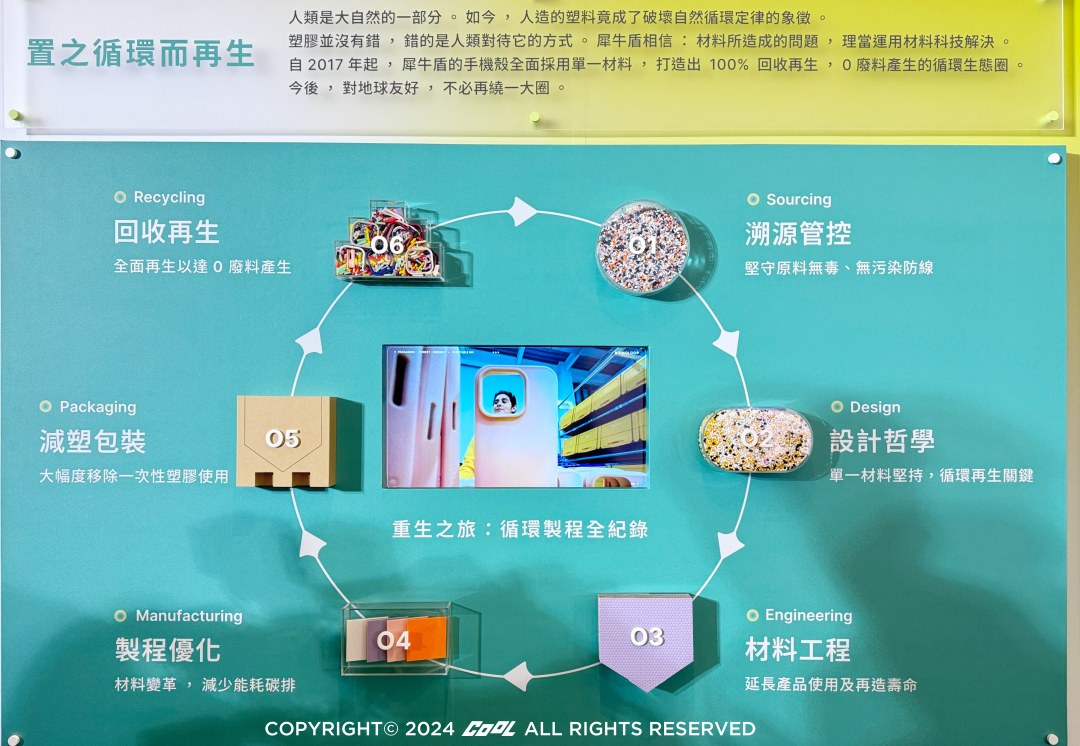犀牛盾十年有成「重塑」全球標竿！100%循環再生手機殼「CircularNext」大勢降臨！