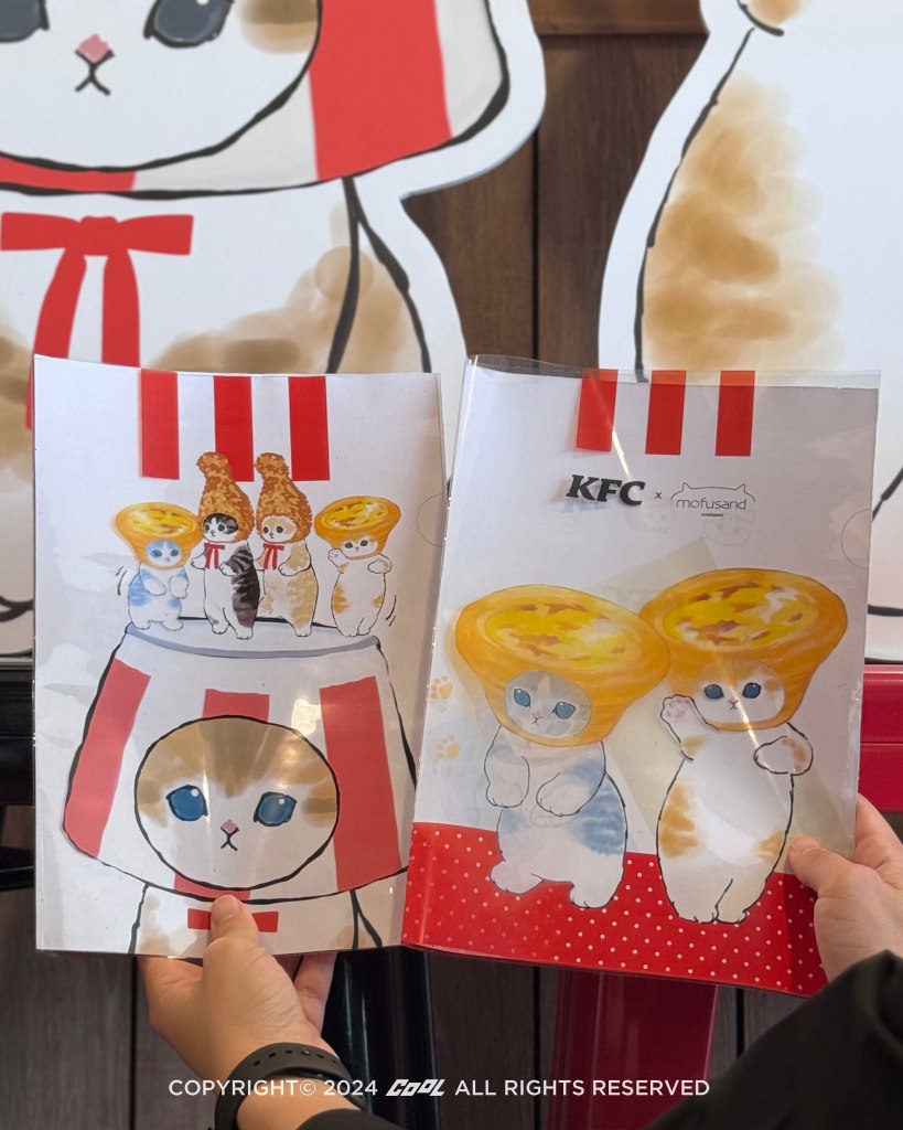 貓控狂誇可愛！肯德基 x 貓福珊迪限定套餐「一起Ｋ哇伊」好萌！限定周邊只送不賣