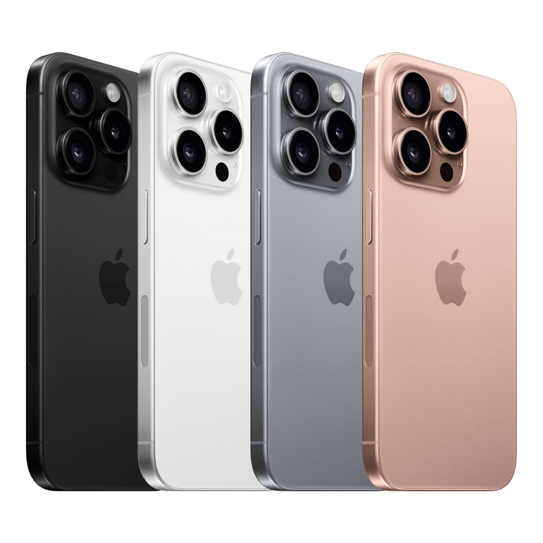 iPhone 16 Pro 或將推出太空黑、白、灰、玫瑰４種顏色。