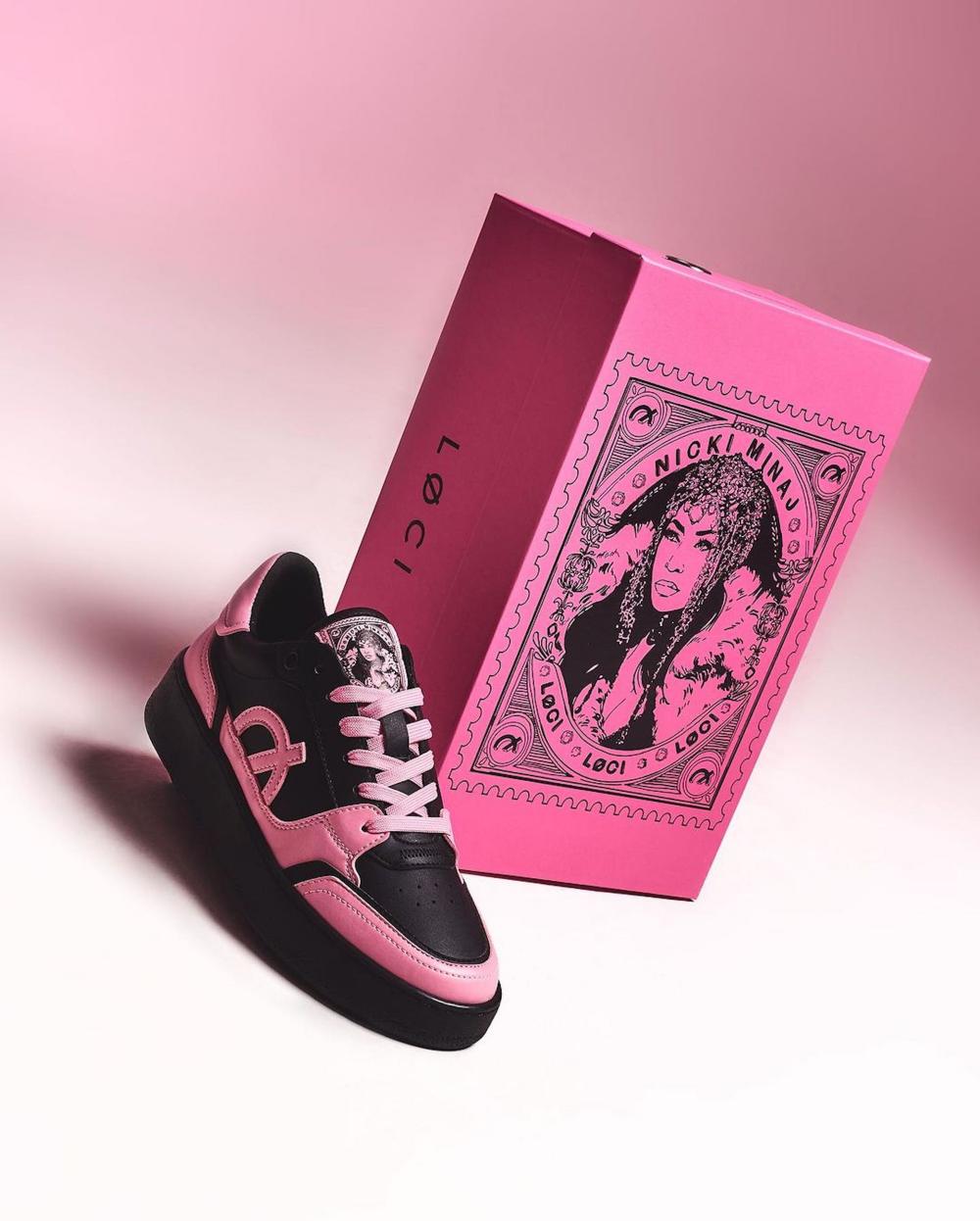搶眼配色呼應饒舌女皇前衛穿搭！Nicki Minaj 攜手「英國小白鞋品牌」 LØCI 打造全新專屬系列