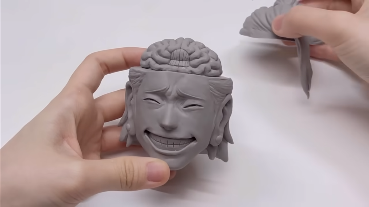 竟能掀開腦花！網友公開蘋果 AirPods 《咒術迴戰》夏油傑造型保護殼，敲碗實體化！