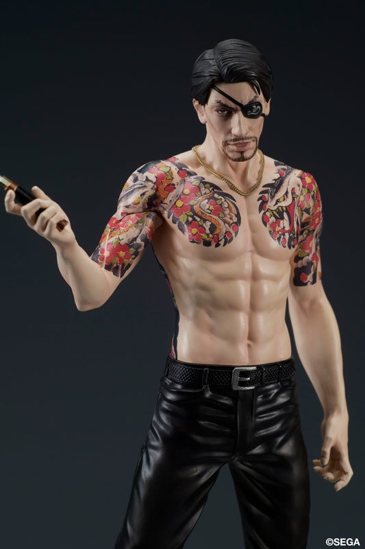 比東興烏鴉還狠？《人中之龍》「真島吾朗」模型登場，超兇「般若」刺青滿滿江湖味！