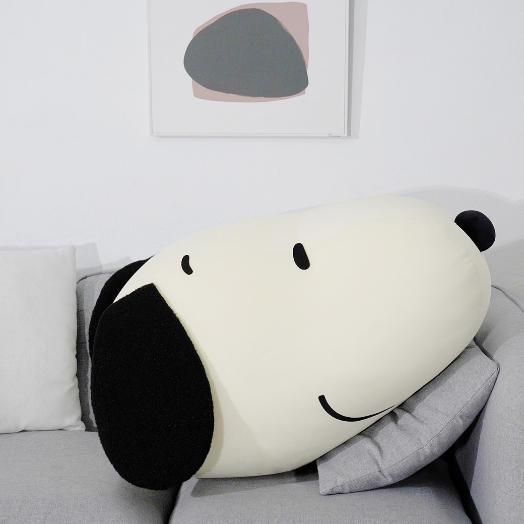 抱緊處理！超大號「史努比大頭造型玩偶」這天開啟預購！當抱枕、床伴、懶骨頭超療癒