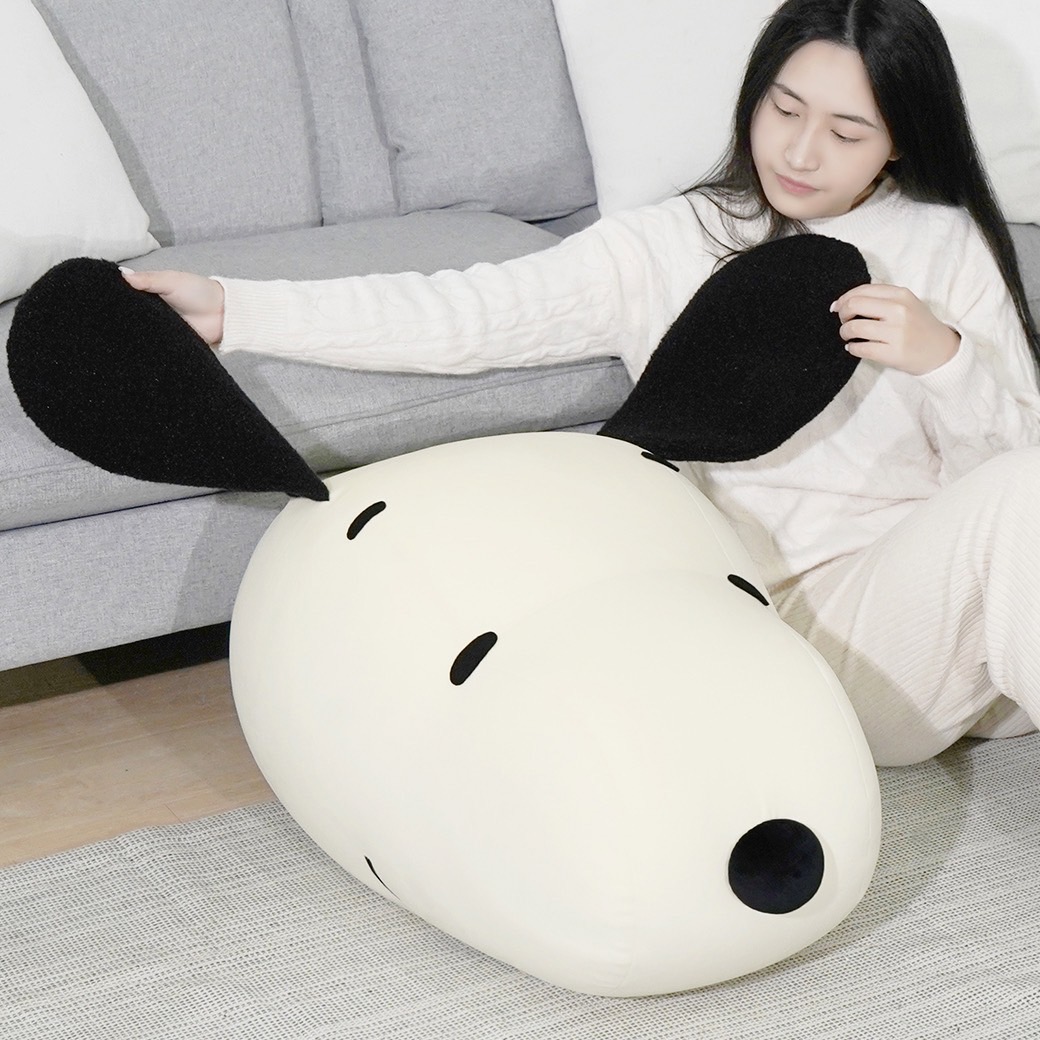 抱緊處理！超大號「史努比大頭造型玩偶」這天開啟預購！當抱枕、床伴、懶骨頭超療癒