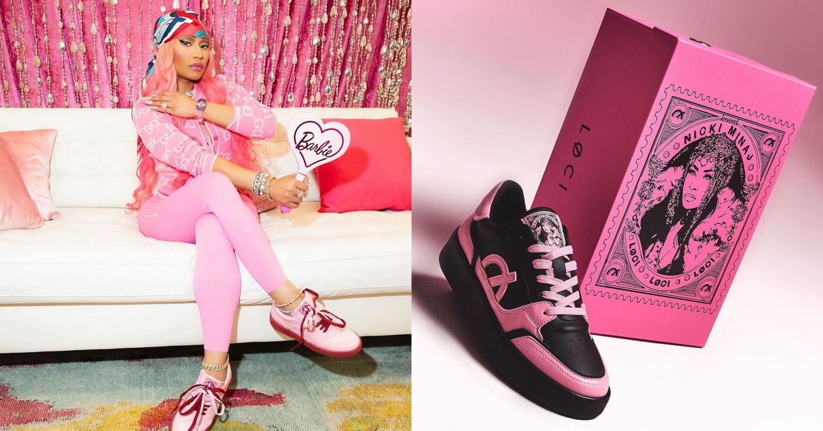 搶眼配色呼應饒舌女皇前衛穿搭！Nicki Minaj 攜手「英國小白鞋品牌」 LØCI 打造全新專屬系列
